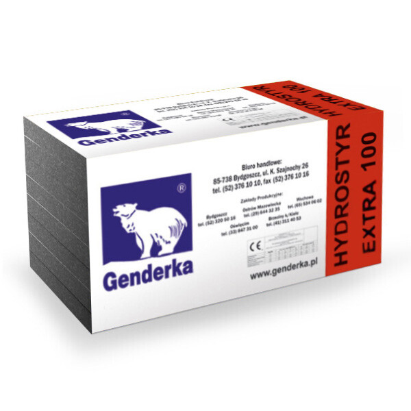 Polistirolo grafitico Genderka Hydrostyr 100 Extra