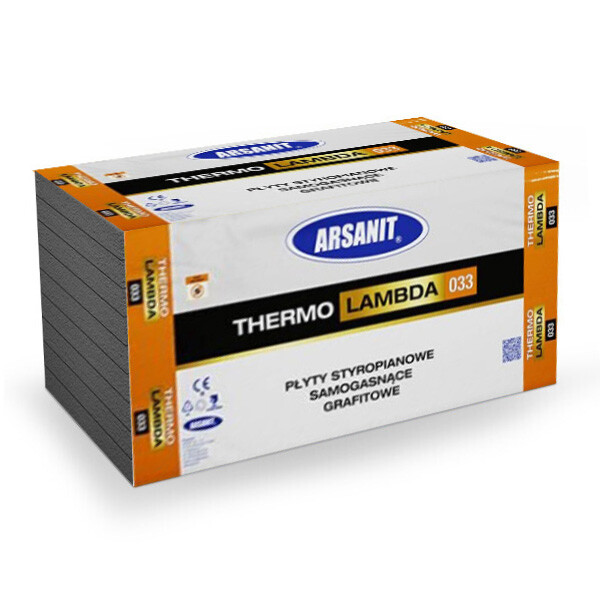 Polistirolo grafitato Arsanit Thermo Lambda 033